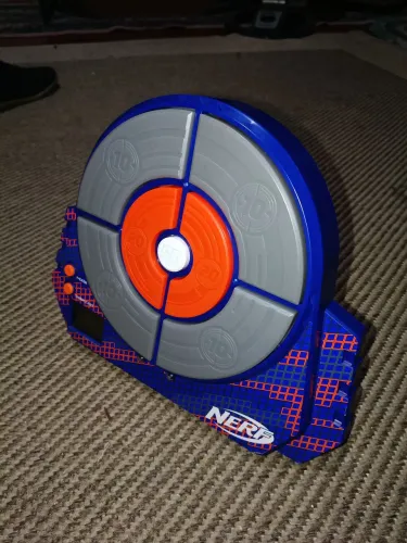 Alvo Digital Nerf - display LCD. Manual de instrução em Inglês.