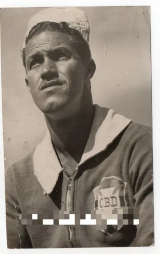 Fotografia Ademir Seleção Brasileira anos 50 original e de época