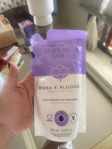 Refil creme hidratante Rosa e Algodão O Boticário- Tenho 2 unidades