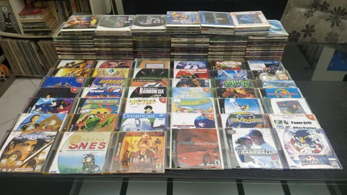 Lote 170 jogos Dreamcast (2 reais cada)