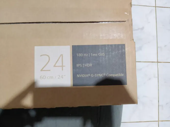 monitor gamer LG ULTRAGEAR 180HZ 1ms GtG 24 polegadas