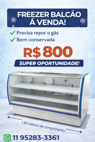 Freezer balcão