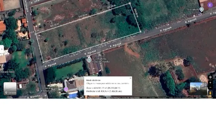 ÁREA URBANA 8.300 m² Chácaras Tubalina Quartel Uberlândia-MG
