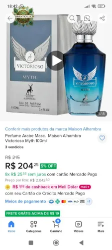 Victorioso myth Maison Alhambra