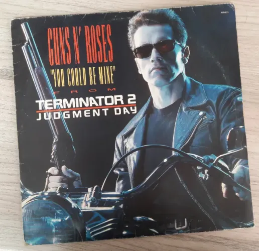 LP PROMOCIONAL RARO - Guns N' Roses | Tema de O Exterminador do Futuro 2: O Julgamento Fin