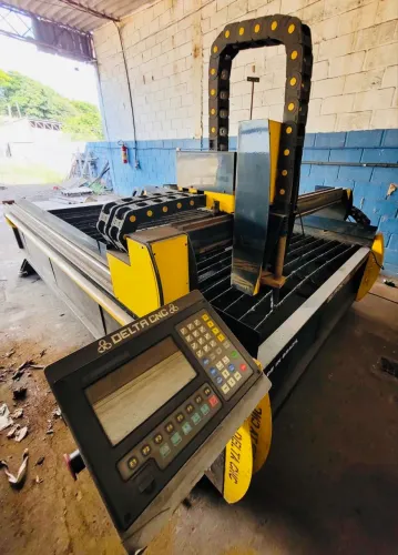 Máquina CNC Corte Plasma com Compressor (completa)