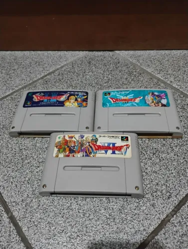 Lote de Super Famicom Dragon Quest