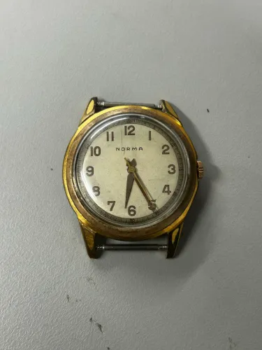 Relógio Vintage Norma Anos 40/50 - Suíço 15 Rubis - Revisado