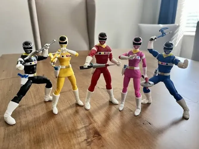 Power Rangers Lightning Collection In Space (5 rangers) 