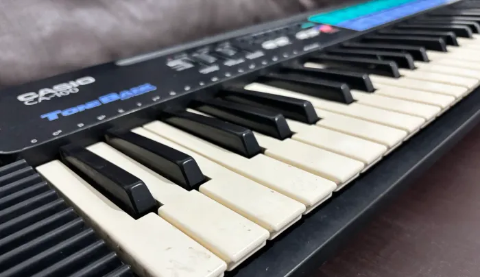 Teclado musical raridade tone bank Cassio ca-100