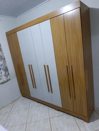 Guarda-roupa novo na promoção oito portas 4 gavetas guarda-roupa valência