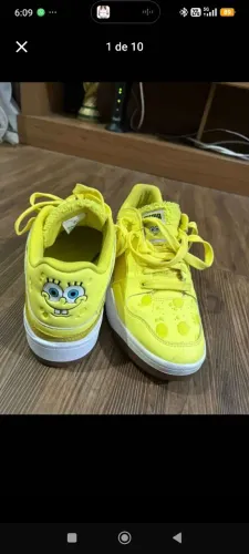 Tênis fila Bob esponja ?