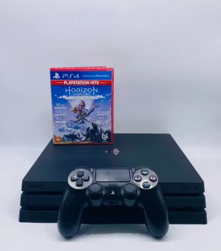 Play Station 4 PRO 1TB Usado Sem Caixa + Horizon Usado