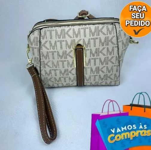 Linda Bolsa de ombro ou mão Branco