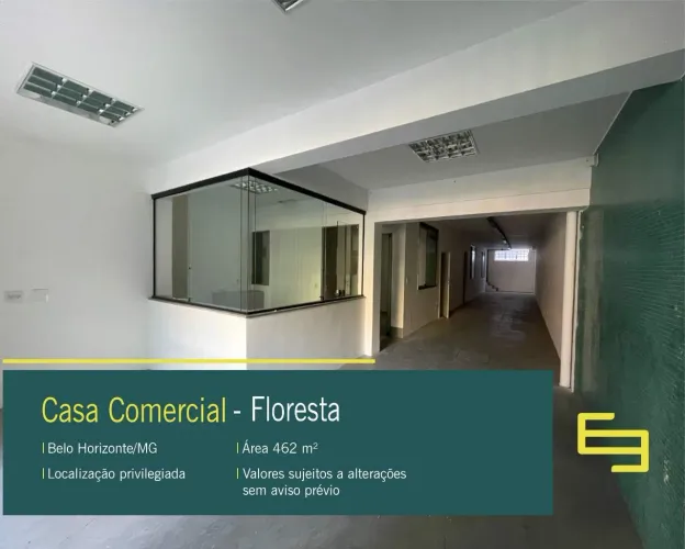 Casa comercial à venda no bairro Floresta em Belo Horizonte/MG.