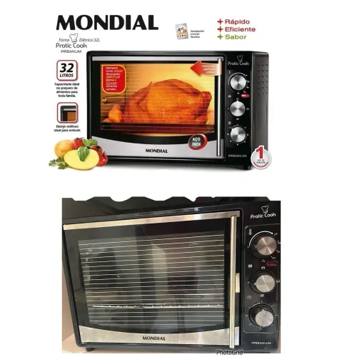 Forno Elétrico Mondial 32 litros - 110v - Usado poucas vezes - Ótimo estado