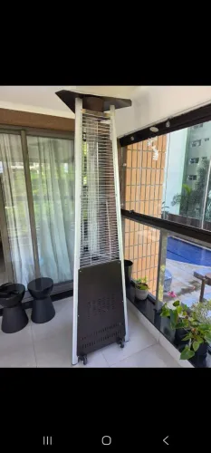 Aquecedor Jardim Pirâmide com Capa