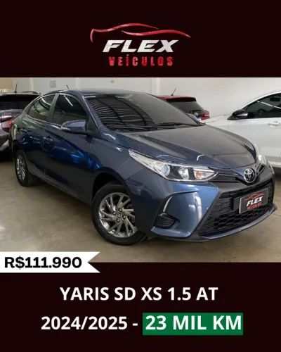 Toyota Yaris XS Sedan 1.5 Flex 16V 4P Aut. 2025