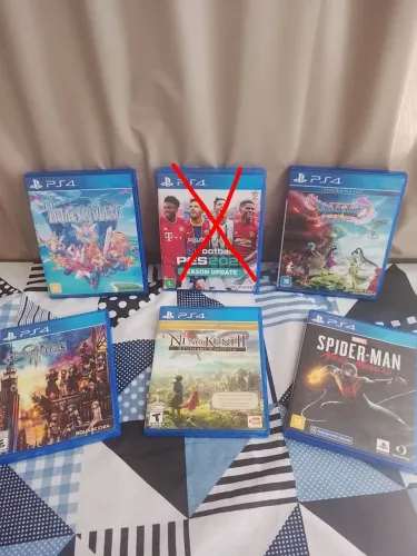Jogos PS4/P$5 Tops e Raros Novos de Loja Zerados 90 reais a unidade qualquer um escolha