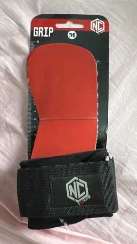 Hand Grip Crossfit Revolution Red Nc Extreme Luva Palmar Tamanho M
