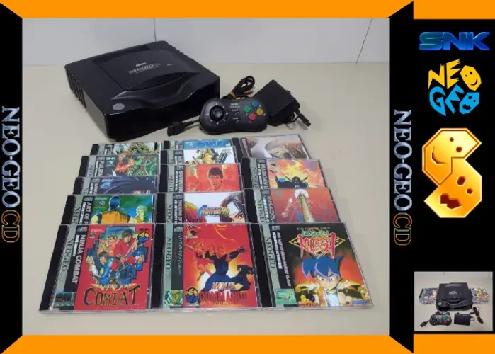 Snk Console Neo Geo Cd Top Loader Com 14