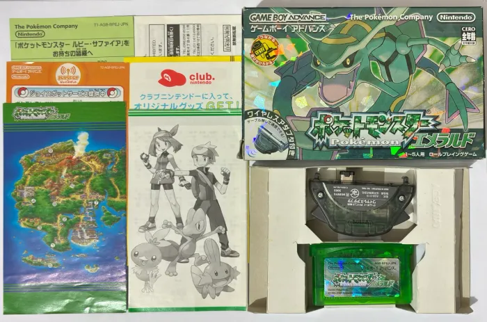 Pokémon Emerald original japonês + Adaptador Wi-Fi 