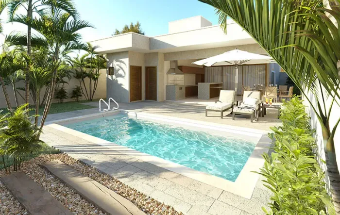 Piscina IGui Cancún 7,00m x 3,50m x 1,40m