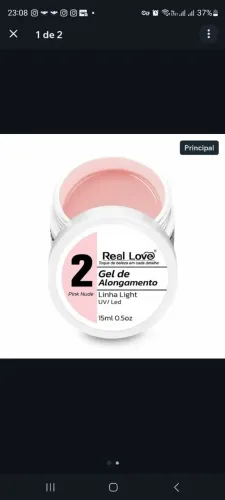 Gel de Alongamento Reallove para Unhas Linhas Light 15 ml- Pink Nude 2