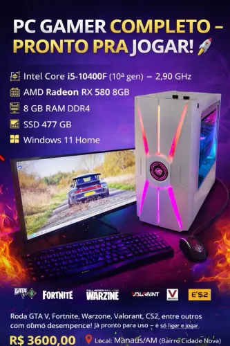 Pc gamer Completo - Vendo 