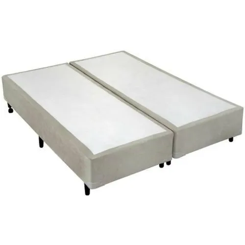 Box Base bipartido Queen em Suede ou courino/ Parcelas de: