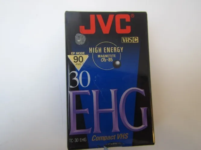Fita filmadora antiga VHSC - JVC