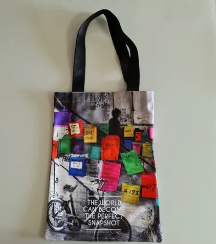 Bolsa Tote Multiuso Shanghai Streets - 45 cm x 34 cm - Nova