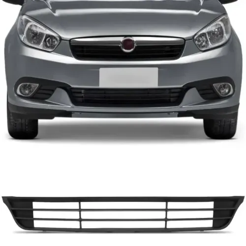 Grade Parachoque Fiat Grand Siena 2012 à 2021 - Central Preto - Fipparts