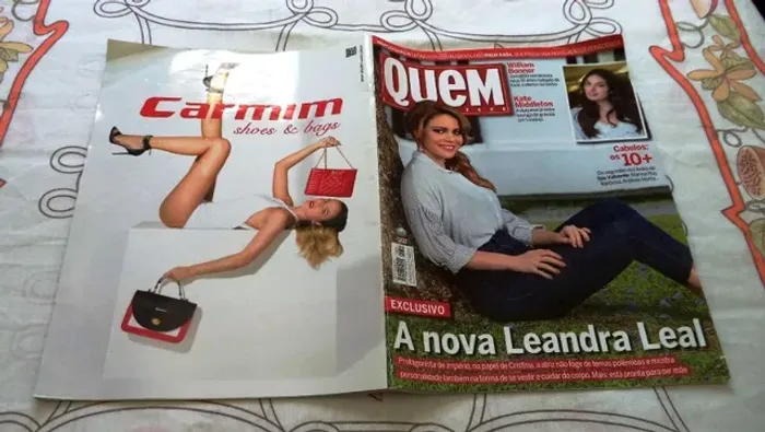  Revista Quem Acontece 21 Novembro 2014. Capa Leandra Leal. Para Colecionadores. 