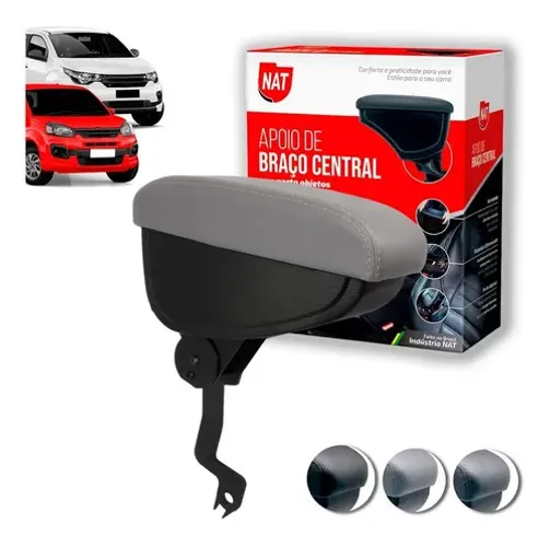 Apoio De Braço Mobi 2019 A 2021 Novo Uno 2013 A 2020 Couro