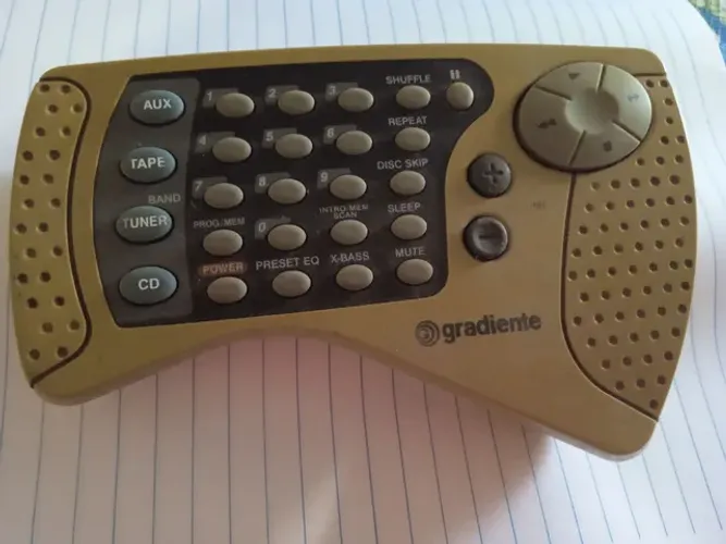Controle Remoto do Micro System Gradiente!