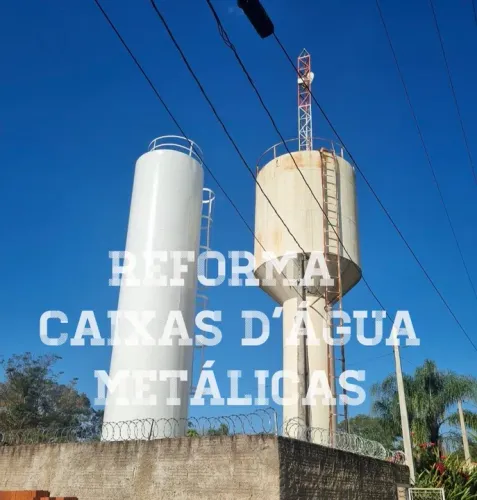 REFORMA CAIXAS D' AGUA METÁLICA
