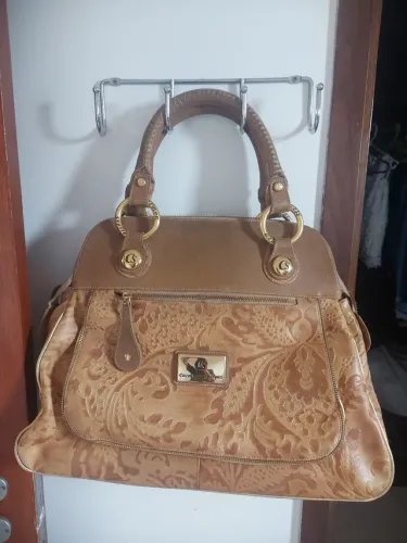 Bolsa de couro Carmen Steffens
