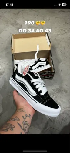 Vans knu promoção 34 ao 43