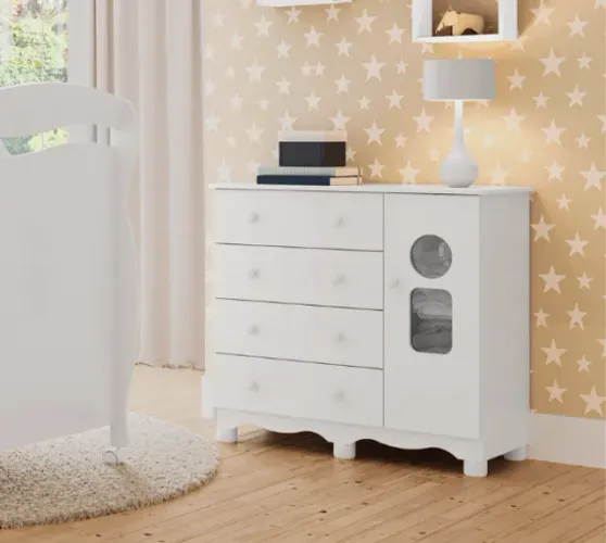 Comoda Tedy Infantil 100% MDF (Nova)