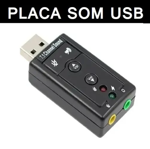 Placa Som USB for PC