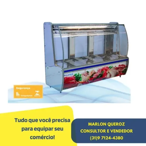 Balcao de Açougue Polo Frio Novo 220v Inox