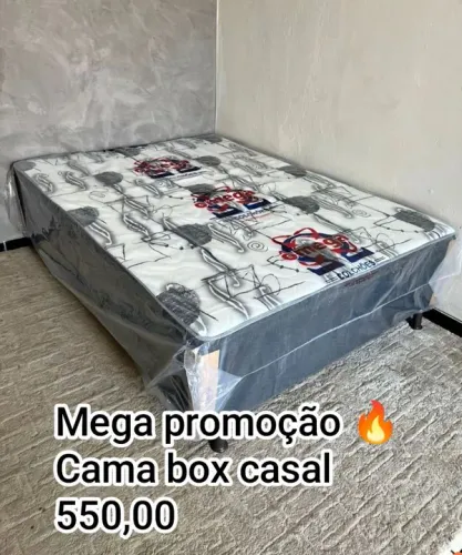 Mega promoção camas box casal novas 