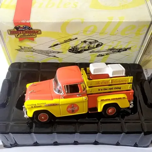 Coca-Cola - Maravilhoso caminhão de entrega Chevy Truck 1957 - Fabricado pela Matchbox