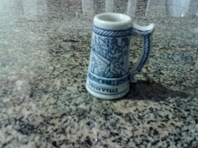 Mini Caneco Lembrança De Joinville Dos Anos 80 Da Ceramarte