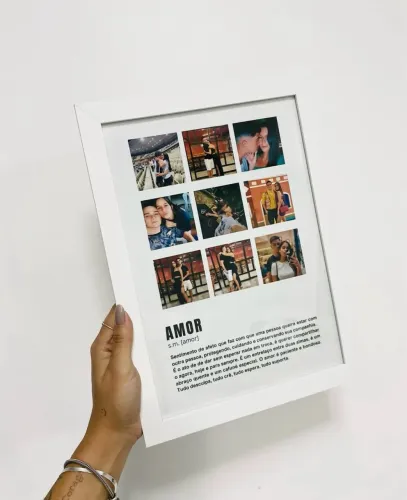 Quadro Decorativo Personalizado Dia dos namorados