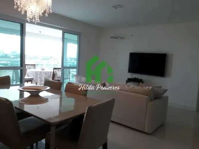 Apartamento de luxo para locação em Salvador-BA, bairro Piatã: 4 quartos, 3 suítes, 2 sala
