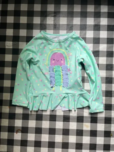 Camisa de manga UV infantil menina 