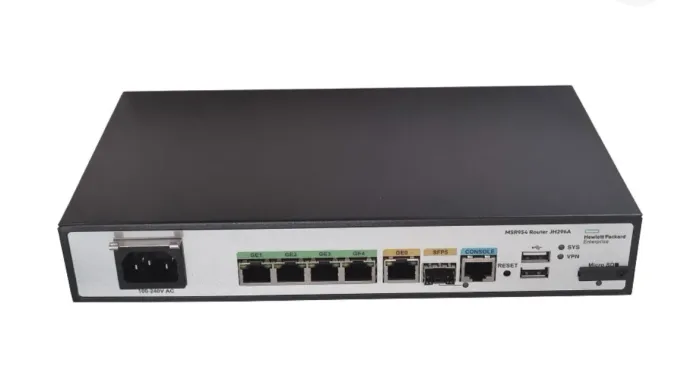 Roteador HPE Msr954 1gbe Sfp