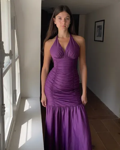 Vestido Festa Roxo